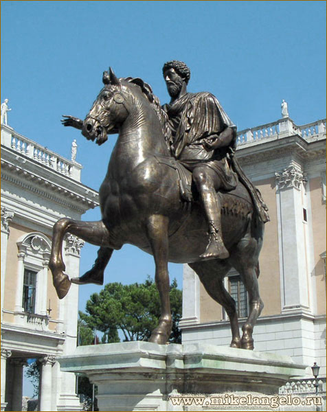 Конная статуя императора Марка Аврелия. Микеланджело / www.mikelangelo.ru