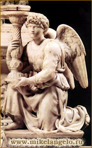 Ангел с канделябром. Микеланджело / www.mikelangelo.ru