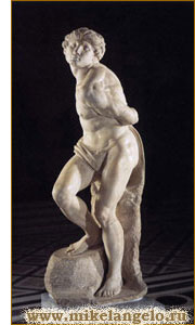 Скованный раб, или Восставший раб. Микеланджело / www.mikelangelo.ru