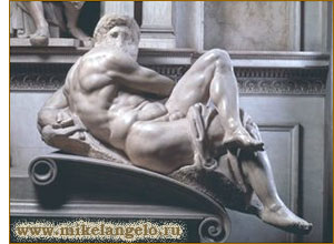 День, мраморная статуя. Микеланджело / www.mikelangelo.ru