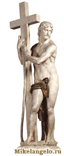 Христос, несущий крест, мраморная статуя. Микеланджело / www.mikelangelo.ru