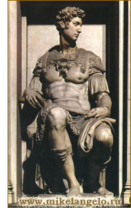 Статуя Джулиано Медичи. Микеланджело / www.mikelangelo.ru