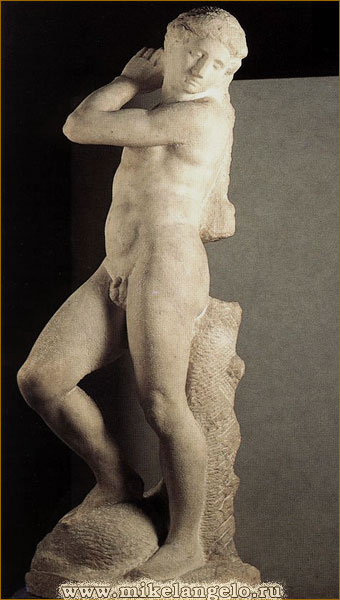 Давид-Аполлон, мраморная статуя. Микеланджело / www.mikelangelo.ru