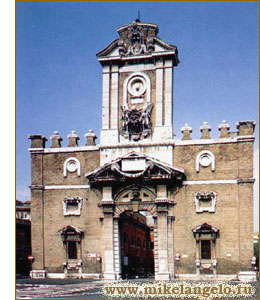 Порта Пиа. Рим. Микеланджело / www.mikelangelo.ru