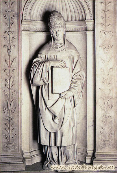 Статуя Св. Григорий. Микеланджело / www.mikelangelo.ru