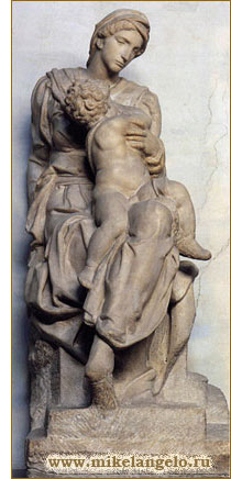 Мадонна Медичи, мраморная скульптурная группа. Микеланджело / www.mikelangelo.ru